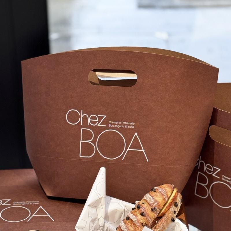 High-Quality Creative Bread Tote Bag with Customized logo Special-shaped Baked Dessert Packing Bag Kraft Paper Packaging Bag Supplier, Factories