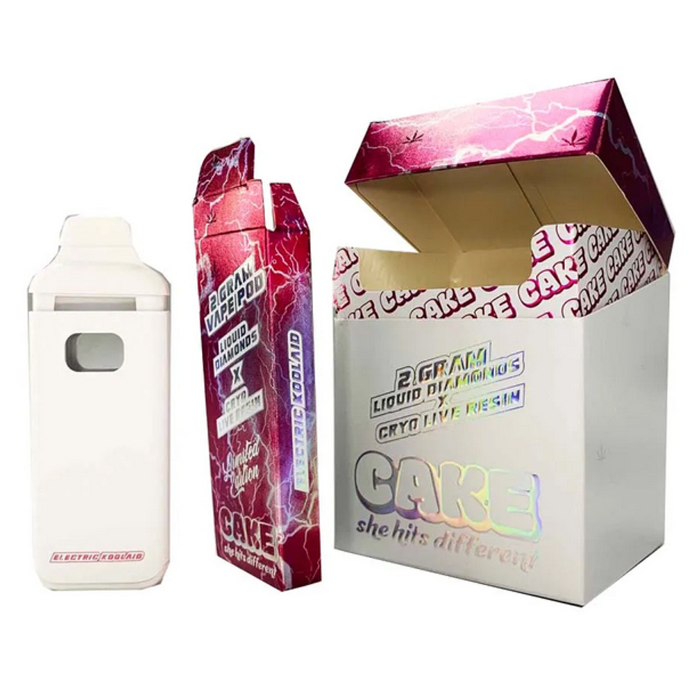 Custom Cake Gen7 Disposable 2g Empty Cartridge Magnetic Closure Packaging Box (Custom Logo Available) 10 Flavors Manufacturer, Suppliers