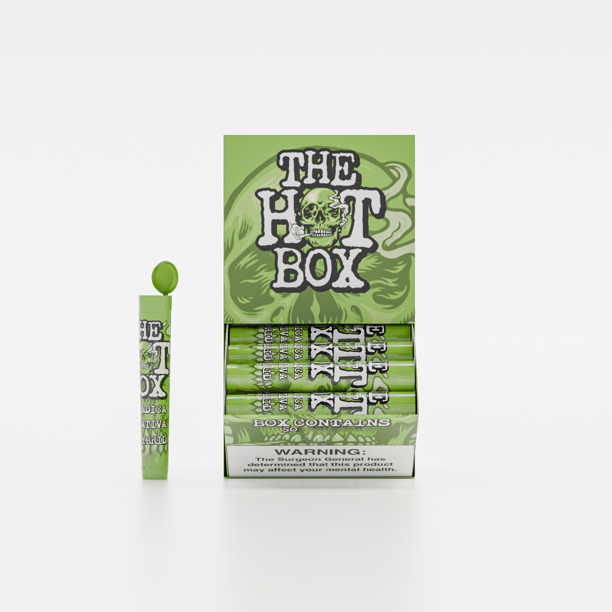 Custom Logo Printed Cardboard Packaging Box Retail Display Cases Sliding Cover Design Drop Box for Pre Roll Packaging