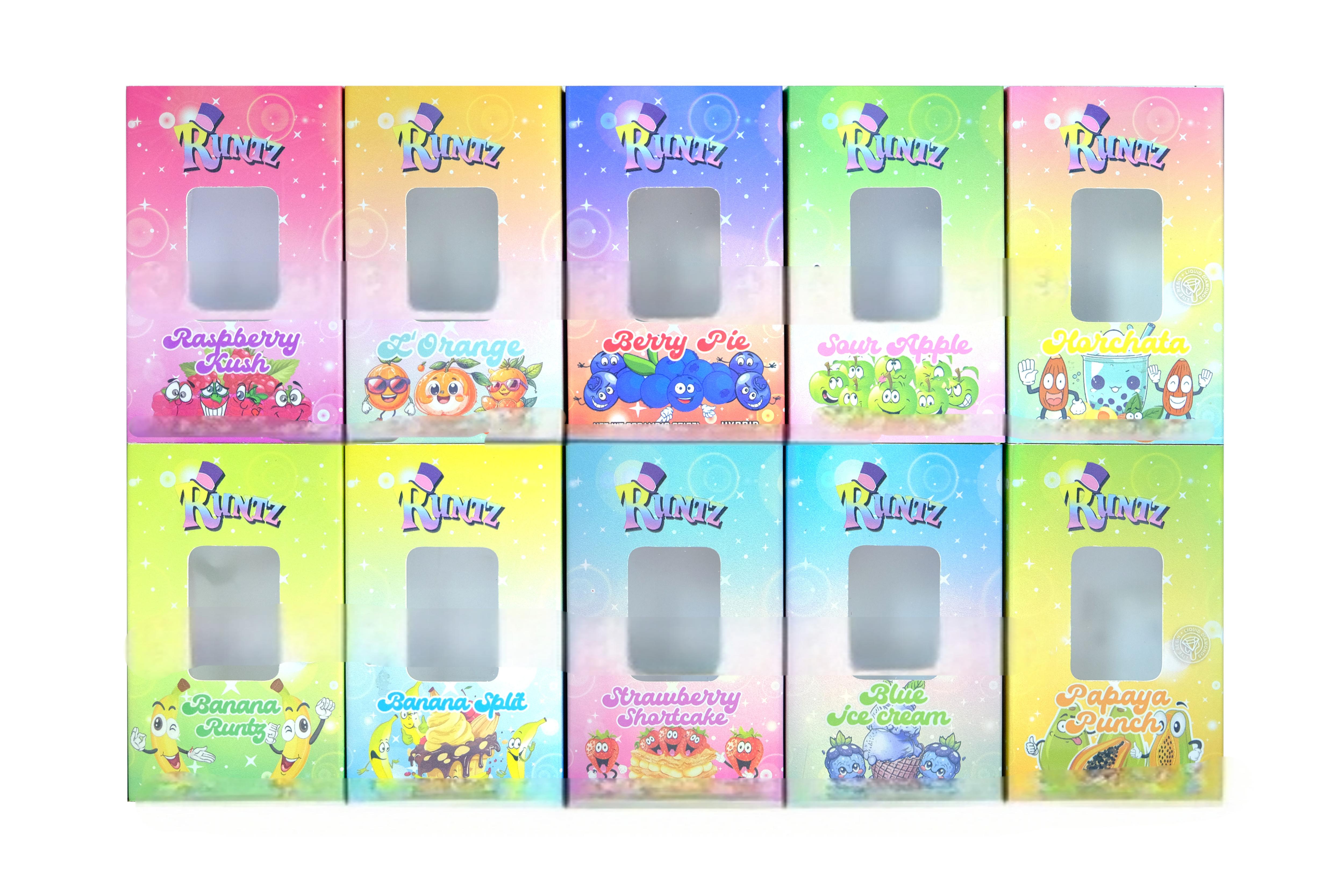 Custom New Runtz 1g/2g Magnetic Box • Inner Box with Window Design Supplier, Suppliers