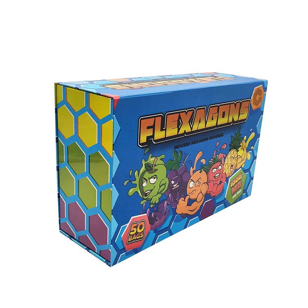 Custom Luxury Magnet Cardboard Paper Laser Printing Holographic Electronic Packaging Boxes Magnetic Closure Folding Storage Box
