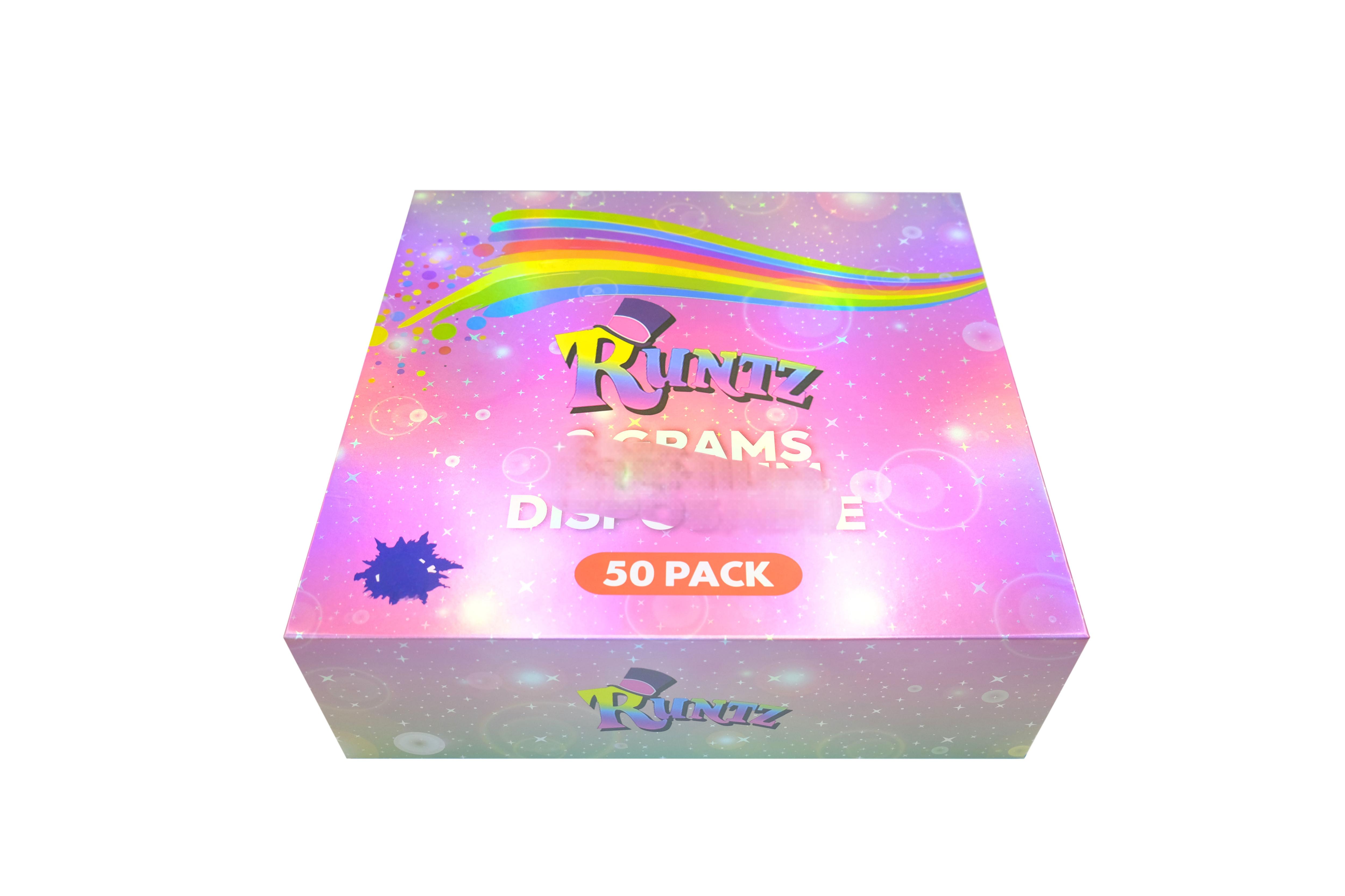 Custom New Runtz 1g/2g Magnetic Box • Inner Box with Window Design Supplier, Suppliers