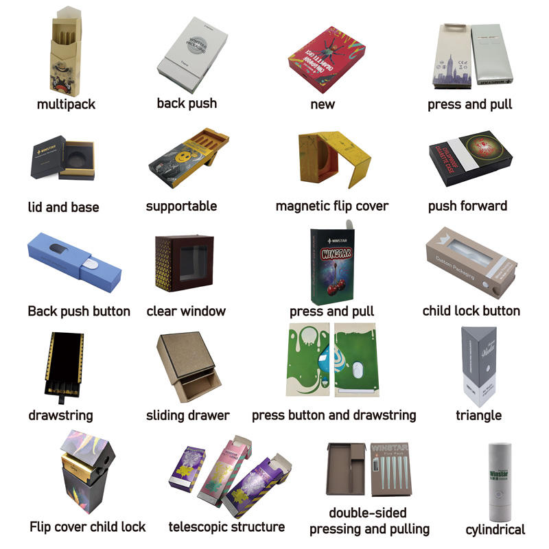 Custom Cannabis Cigarette Packaging Box