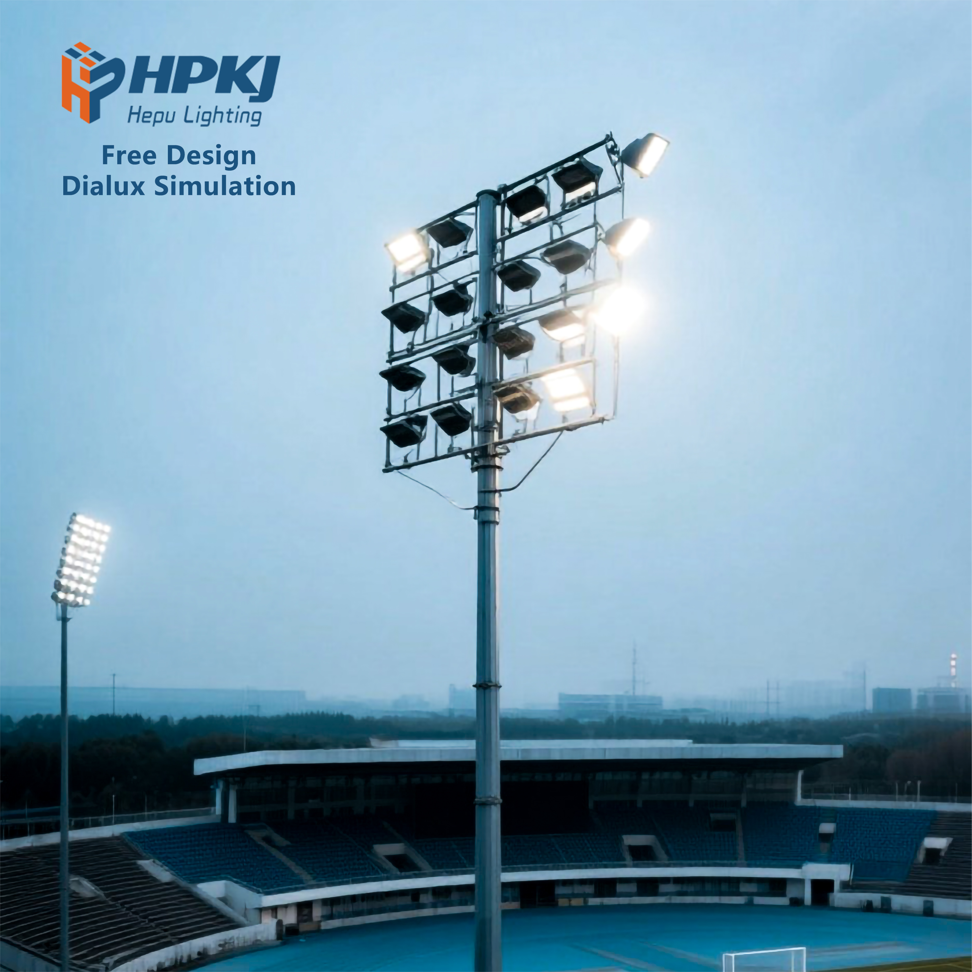 High Power 500W/750W/1000W LED Stadium Floodlights High Mast Football &amp; Baseball Lights with IP66 IP65 Outdoor Road Use