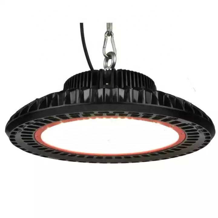 Most Powerful ETL DIC Premium 1-10V Dimmable Warehouse Industrial Led UFO High Bay Light