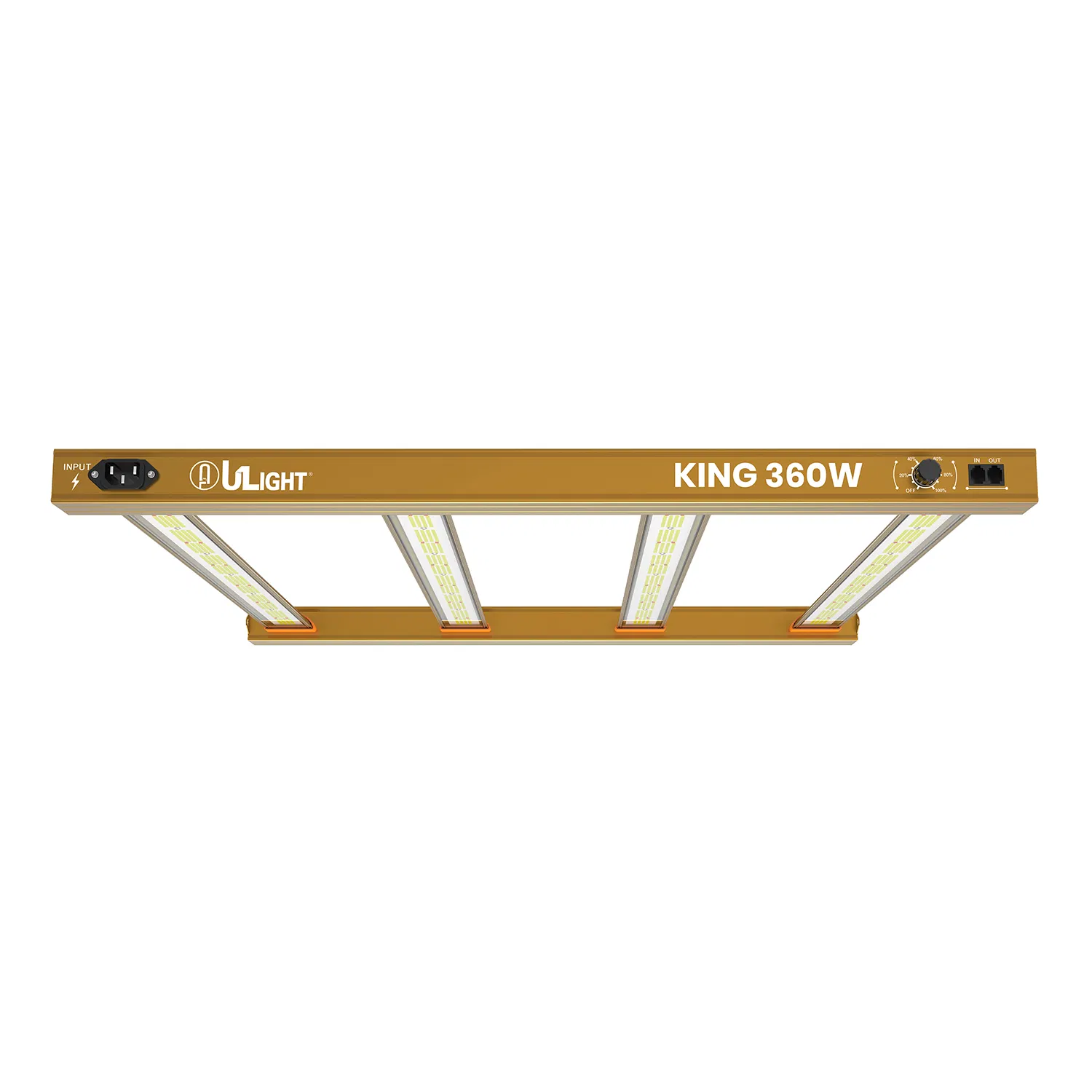 Ulight King 360W Hydroponic Growing System High Power LED Grow Light LED Light Grow Lighting PPE2.9umol/J