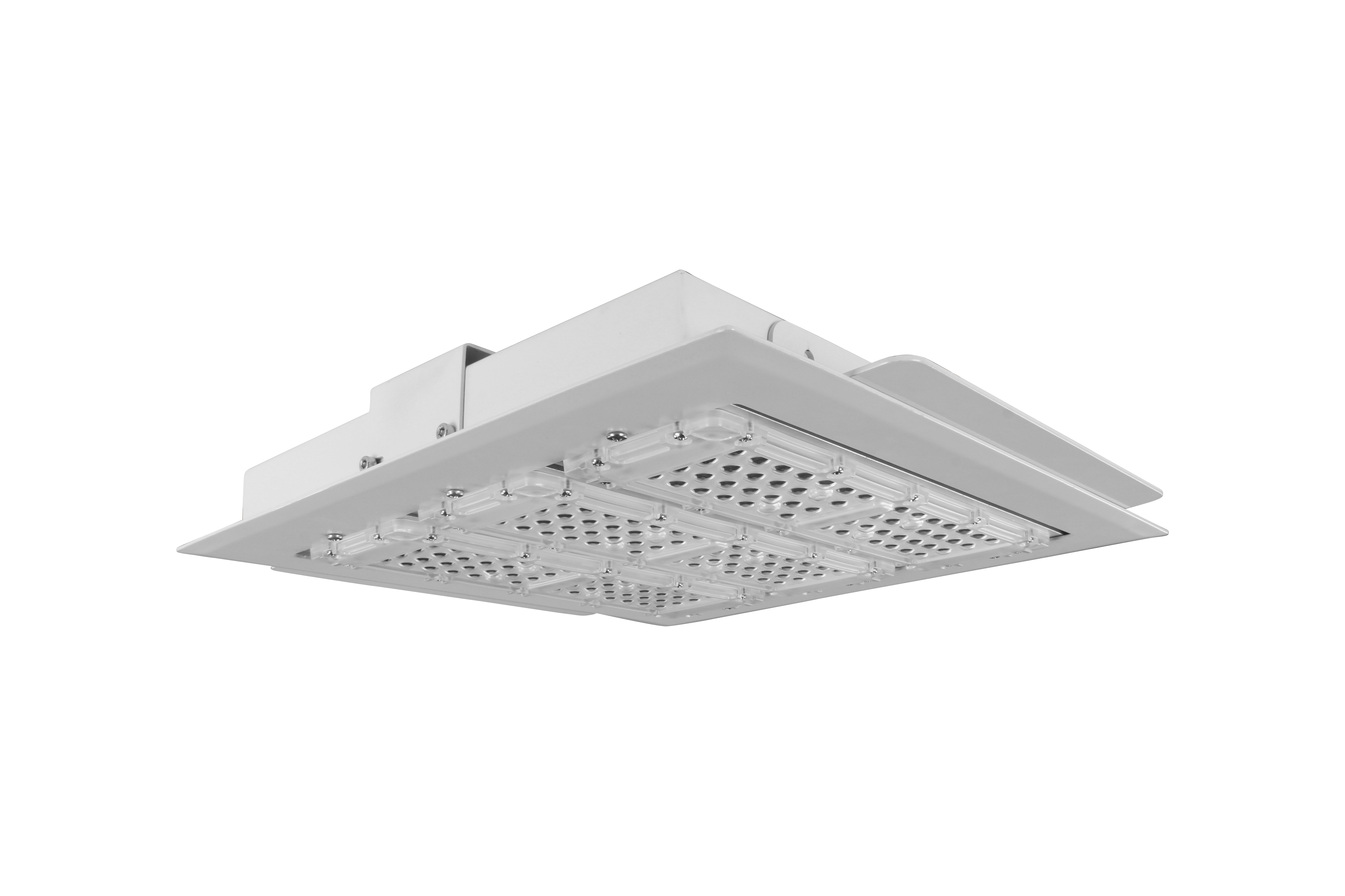 90W 120W 150W Multifunction LED Canopy Lights CRI 80 5-Year Warranty Easy Installation for Gas Stations Warehouses IP65 Rating
