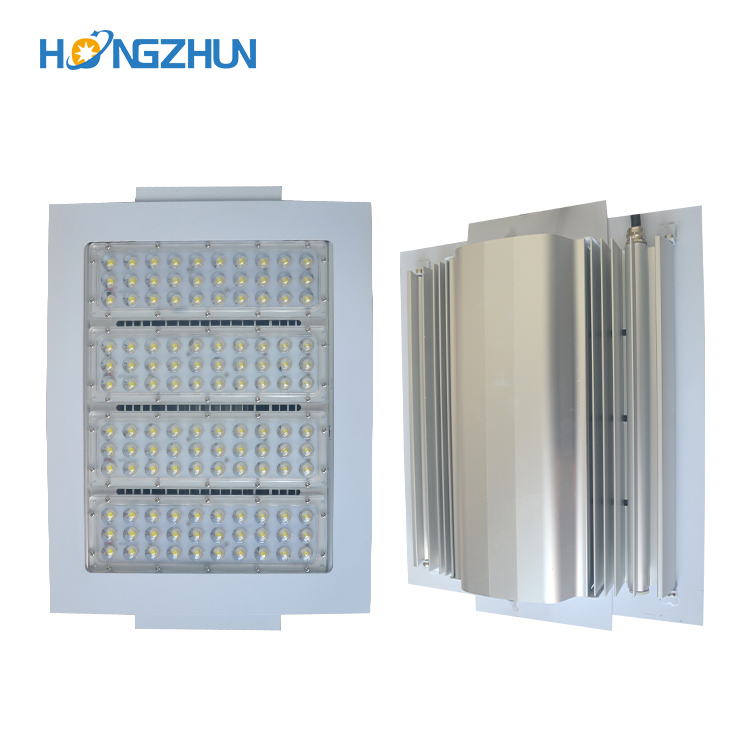 Super Bright 3 Years Warranty Aluminum Explosionproof Canopy Light 50W 100W 120W 150W 200W 220V LED Gas Station Ceiling Light