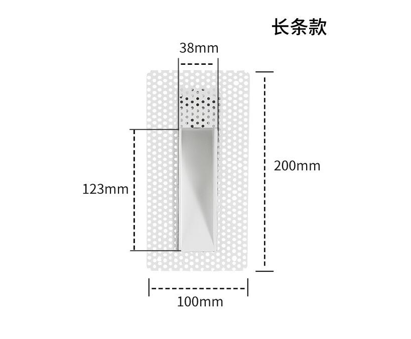 Recessed Bezel-less Stair Light Trimless Indoor Use IP20 With Motion Sensor for Wall Mounted Foot Lamp 3W LED Step Foot Light