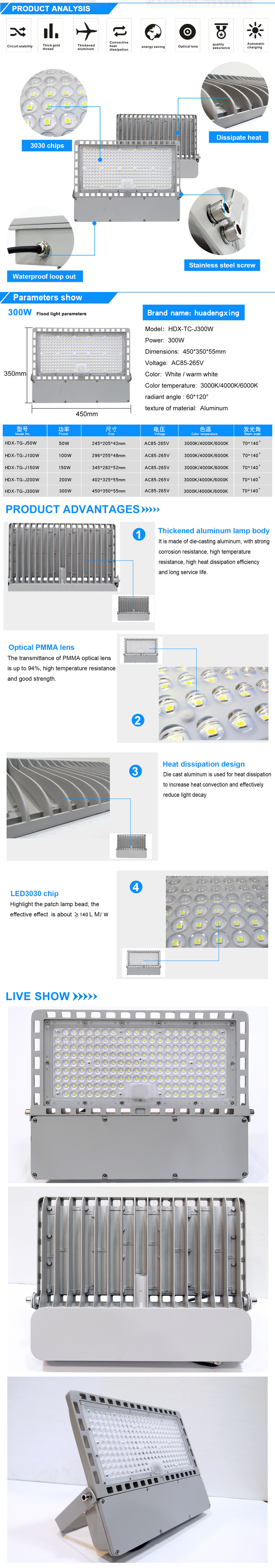 led flood light detail 2