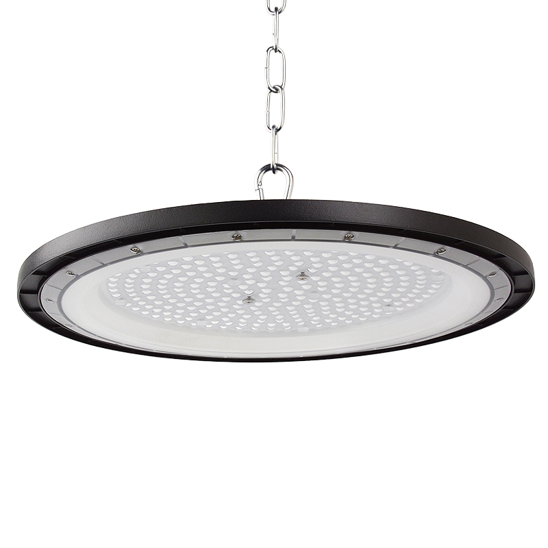 IP54 100W-300W Waterproof 3500K Warm White 90 Beam Angle High Brightness High Power UFO Led High Bay Light for Office Workshop