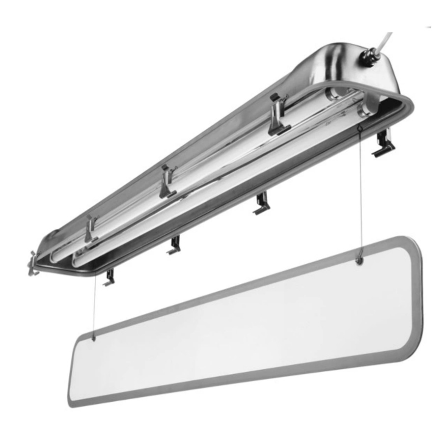 Stainless Steel+Tempered Glass LED Tri-Proof Light IP66 Ik10 20W 40W 50W
