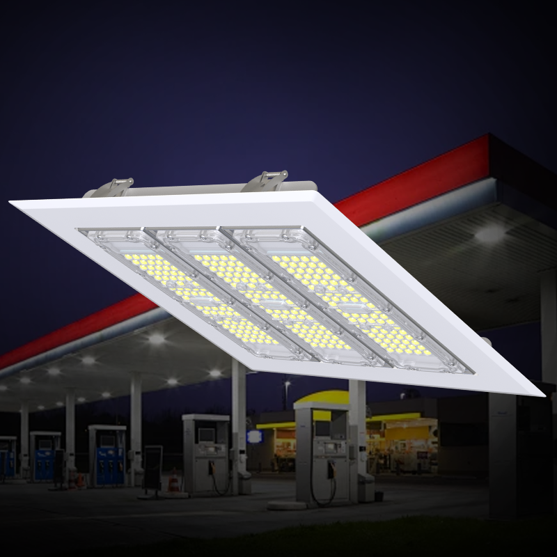 Wholesale High Quality Bright Outside Explosive-proof Recessed 100W 150W 200Watts Led Gas Station Canopy Light