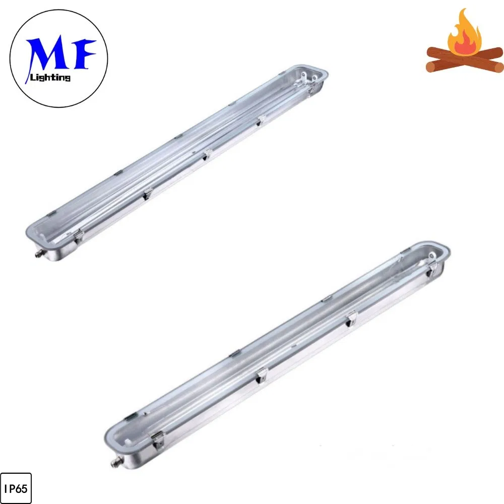 60cm/120cm/150cm 25W 35W IP65 Waterproof Dustproof Stainless-Steel Explosion Proof Fixture LED Tri-Proof Light for Workshop Warehouse Chemical Industry