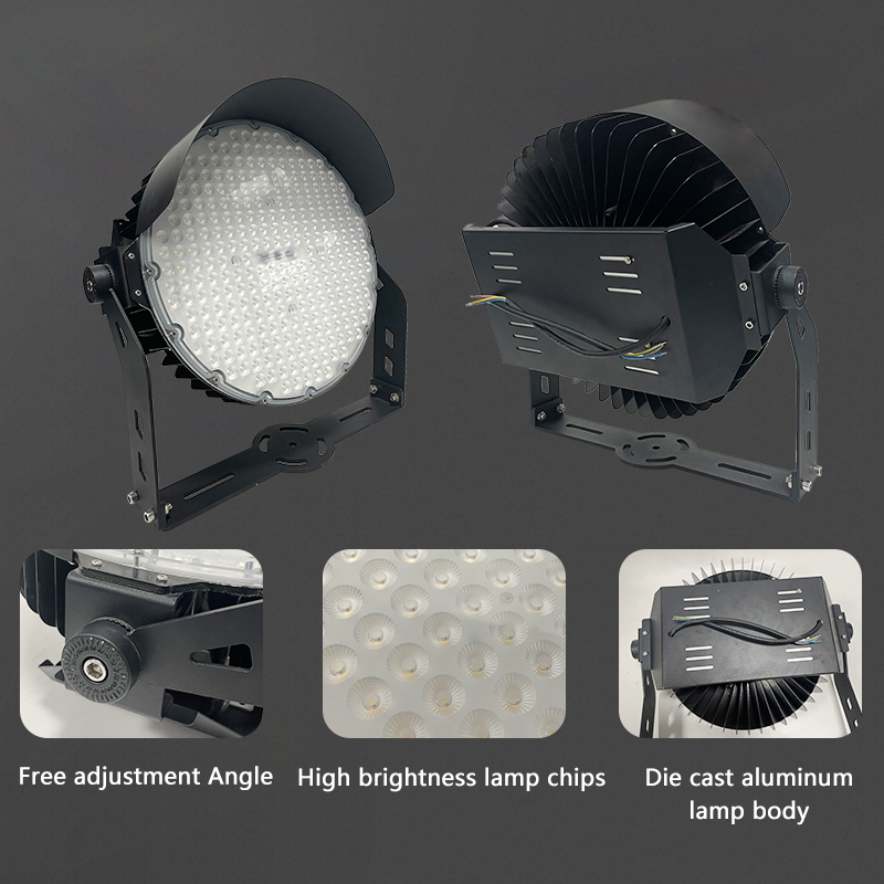 AORUITAI Vertical Wind Tunnel SKD 300W 400W 500W 600W Led Spotlight Stadiums Light Loading Dock Light Led Flood Light