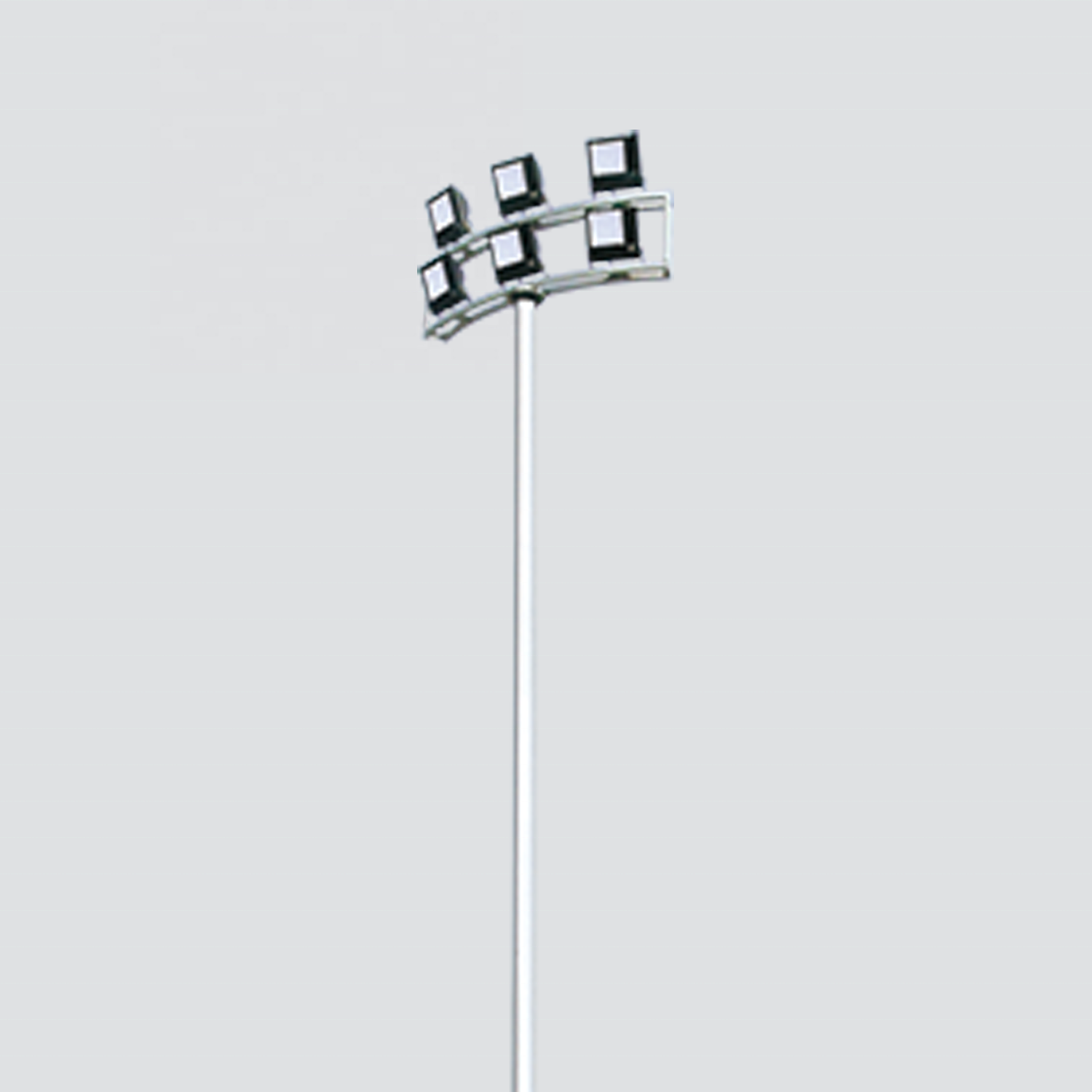 High Efficiency LED IP65 Waterproof Aluminum Hot Dip Galvanized E27 High Mast Light for Stadium Lighting