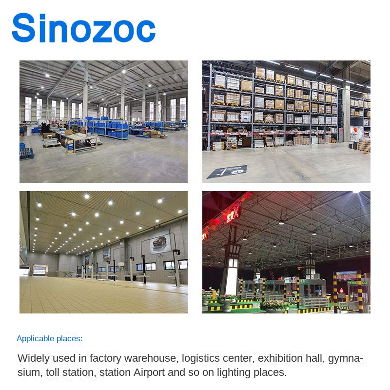 Zhaochang UFO High Bay Light Led Ceiling Warehouse Factory Workshop Ing Chandelier Garage LED