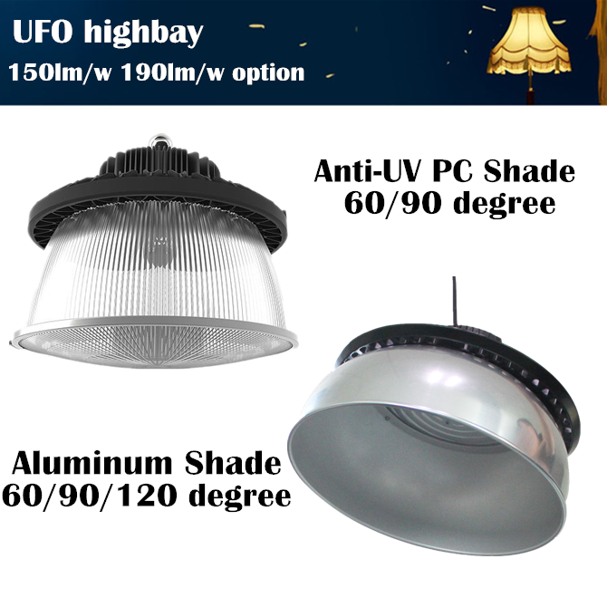 200w 5year Warranty Highbay Industrial DLC ETL UFO Led High Bay Light,lowest Price 80w 100W 150W ufo High Bay Led Light