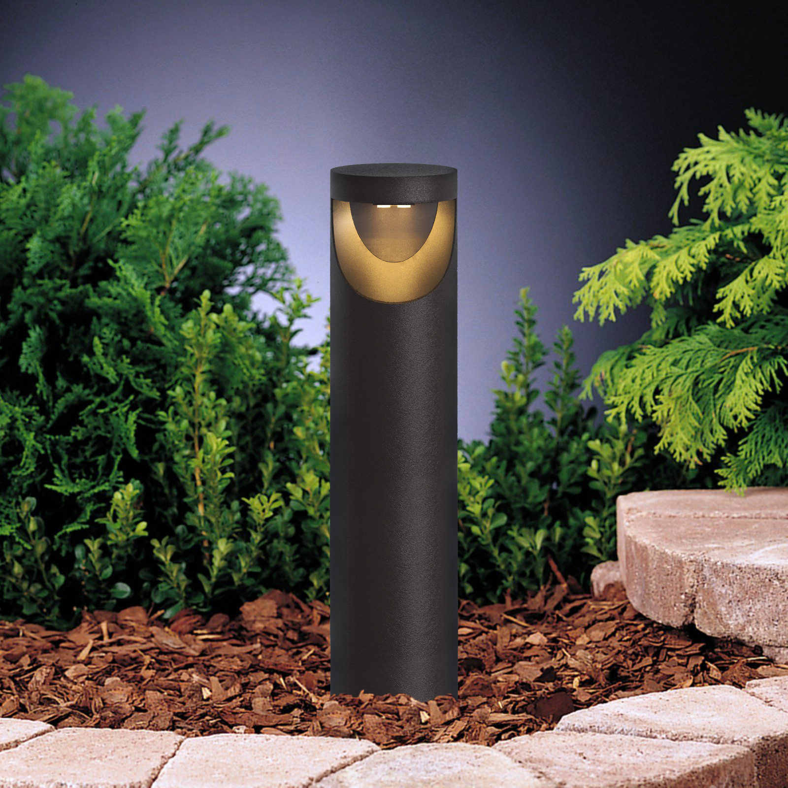 IP65 Waterproof LED Landscape Lawn Lamp Aluminum Body Outdoor Garden Path Light with 220V Solar Power Post Bollard Lighting