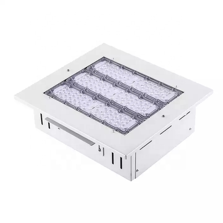170lm/w 100w 150w 200w Gas Station Canopy Petrol Led Light Recessed Led Canopy Light