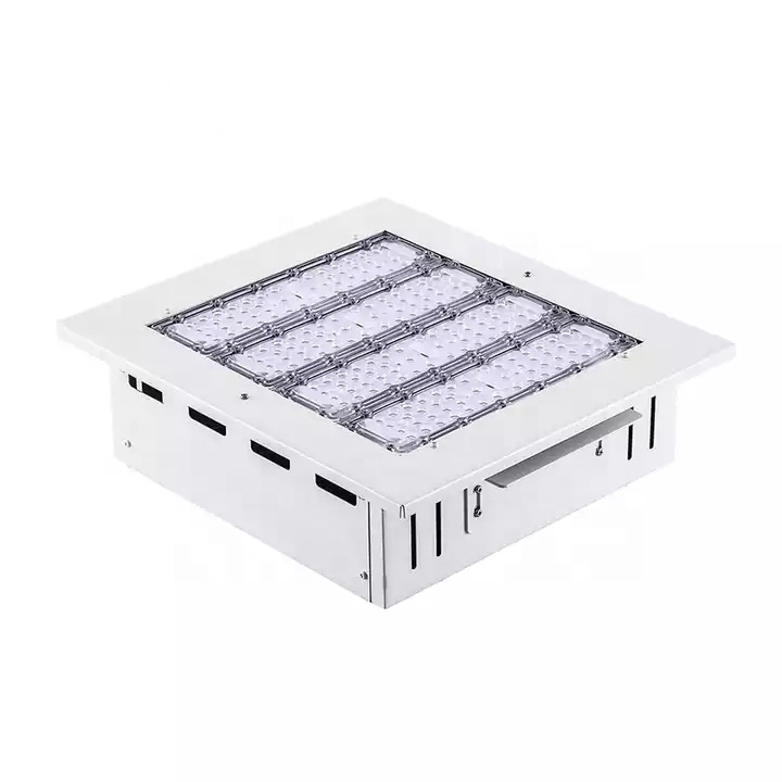 170lm/w 100w 150w 200w Gas Station Canopy Petrol Led Light Recessed Led Canopy Light