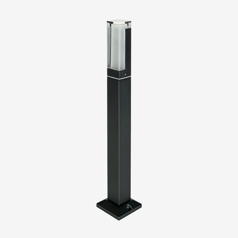Europe Standard CE Rohs Outdoor Waterproof Acrylic Aluminum Lawn Led Bollard Light Garden Lamp Villa Pathway
