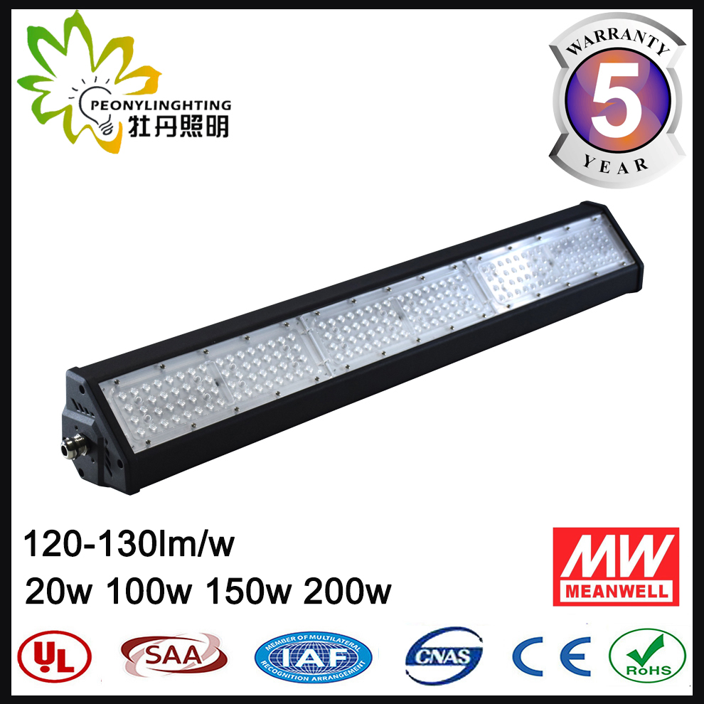2017 New Arrivel LED High Bay Light 100W LED Linear Highbay Light, Warehouse LED Linear Highbay Light