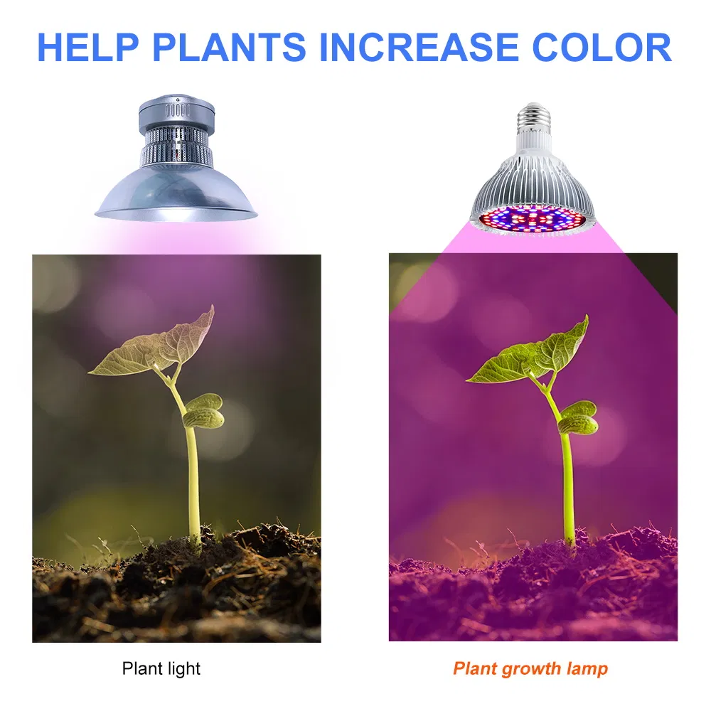 100W LED Plant Grow Light Bulb Full Spectrum for Indoor Plants Hydroponics