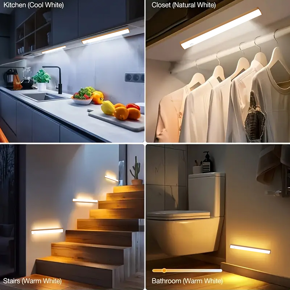 Cabinet Rechargeable Motion Sensor Led Light Indoor Step Light with Motion Sensor