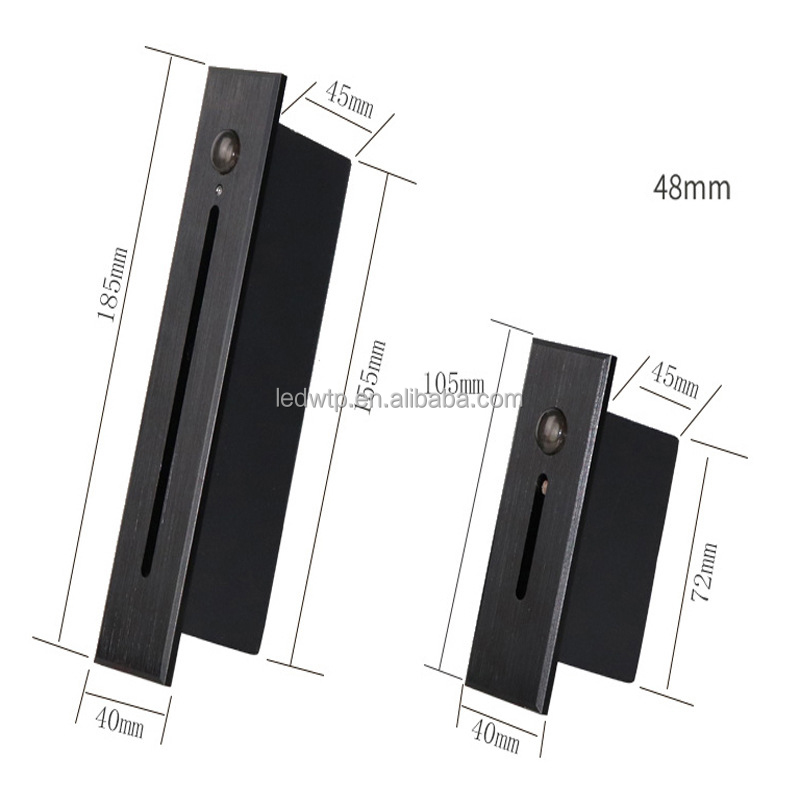Motion Sensor Step Light LED Stair Led Floor Light Intelligent Outdoor IP66 Waterproof AC85-265V Induction Step Light Led