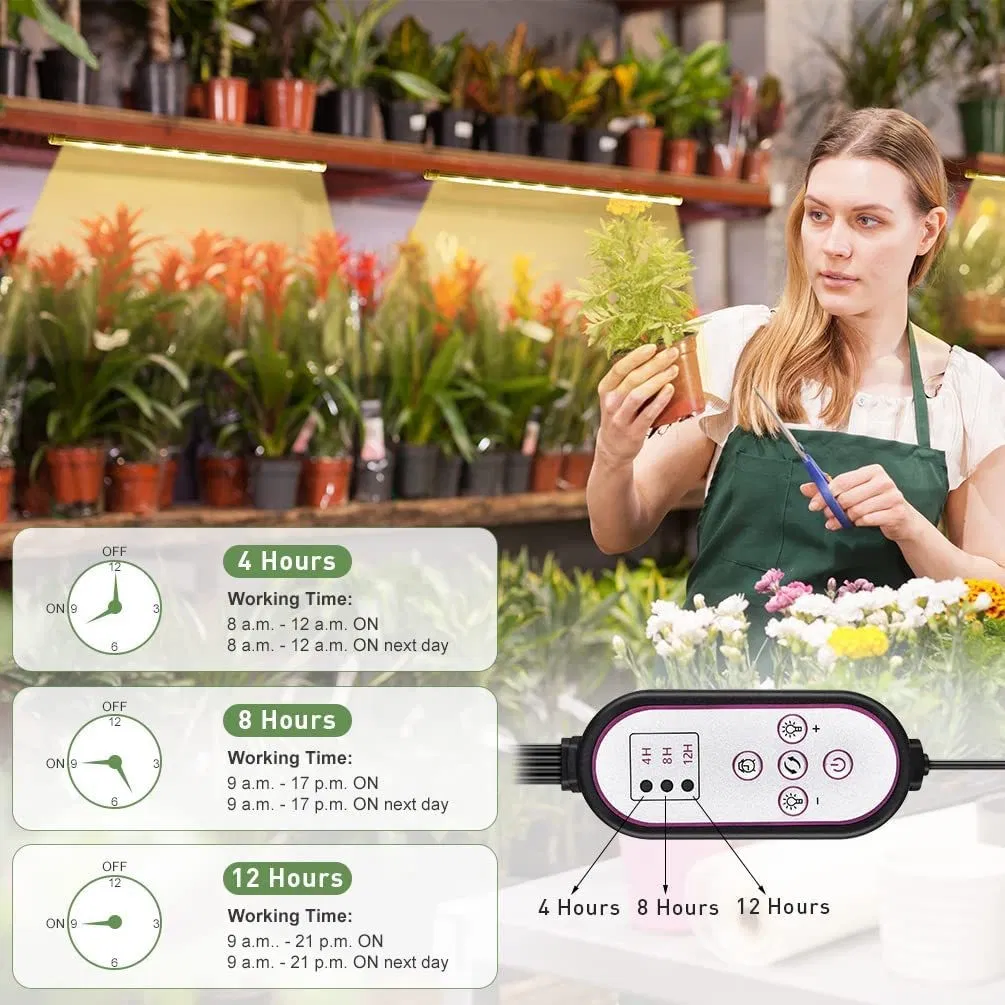 Full Spectrum 360 Degree Lighting Indoor Plants 90W LED Bar Grow Light