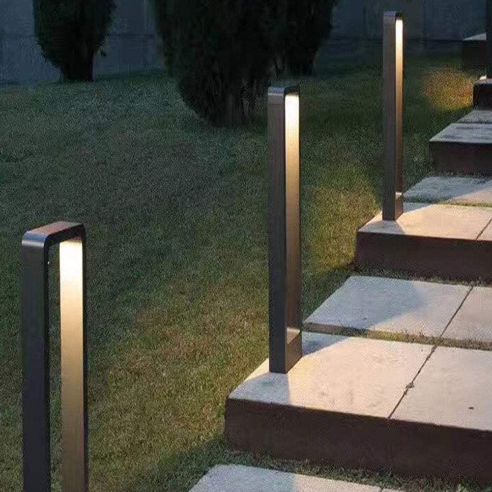 60cm 80cm Waterproof Garden Light Landscape Pathway Modern LED 10W Bollard Post Light Outdoor LED Lawn Light