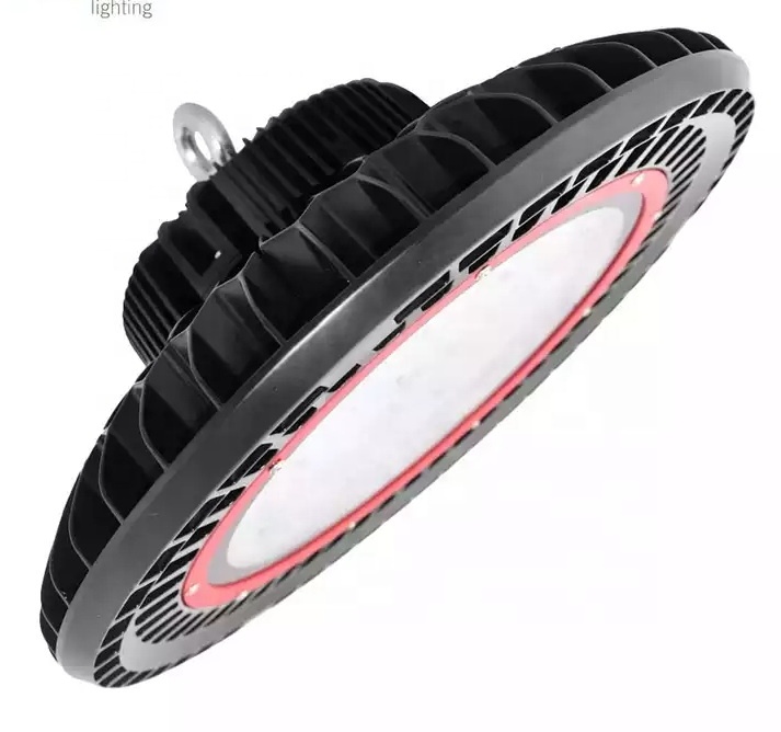 Most Powerful ETL DIC Premium 1-10V Dimmable Warehouse Industrial Led UFO High Bay Light