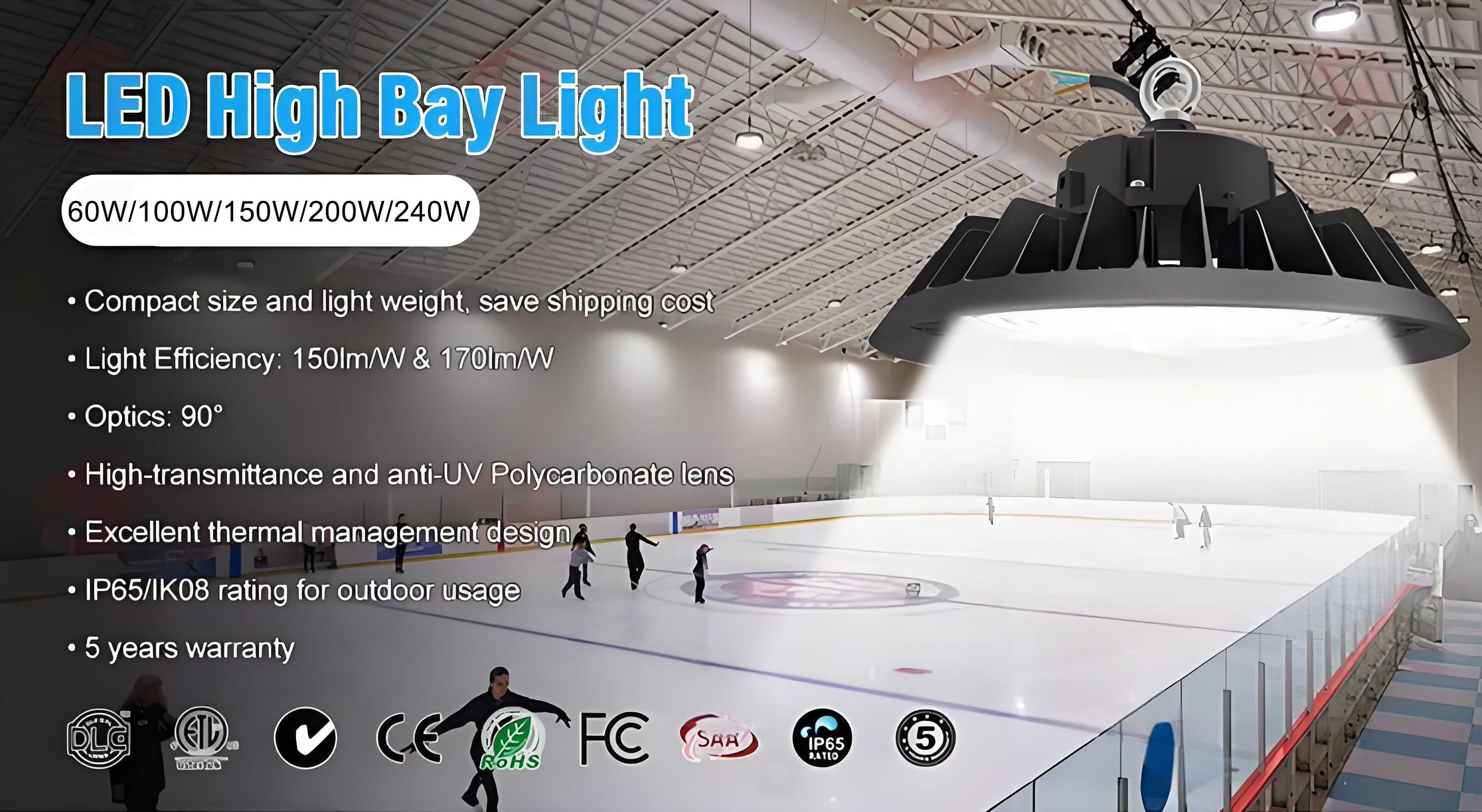 UFO LED High Bay Light Banner
