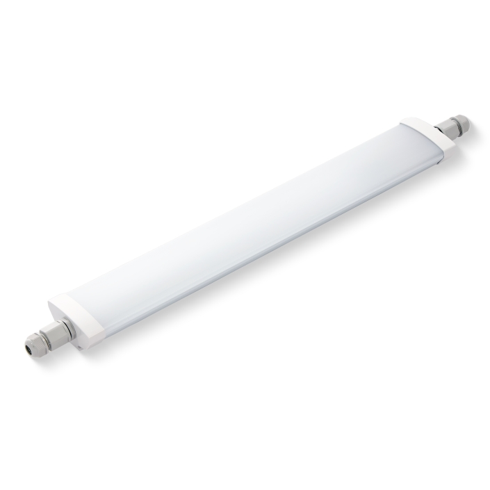 Linkable LED Tri-Proof Light, IP65 Waterproof LED Batten Light, 2FT 20W LED Linear Vapor Tight for Parking Lot, Car Wash, Basement, ETL Listed LED Shop Light Fo