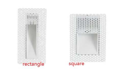 Recessed Bezel-less Stair Light Trimless Indoor Use IP20 With Motion Sensor for Wall Mounted Foot Lamp 3W LED Step Foot Light