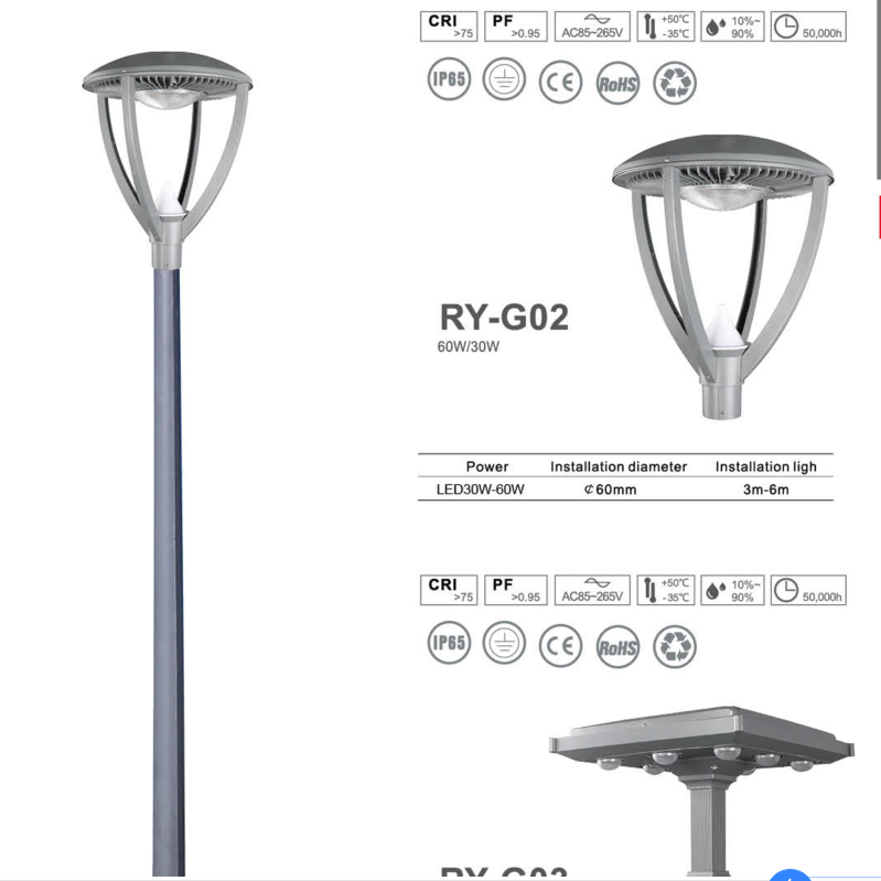 LED Garden Light View 2