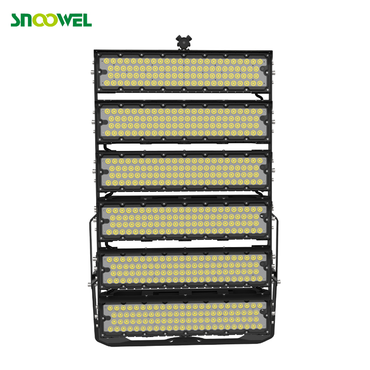IP66 2000W LED Stadium Flood Light with SMD5050 Chips Adjustable Beam Angle &amp; Color Temp for Sports Arenas