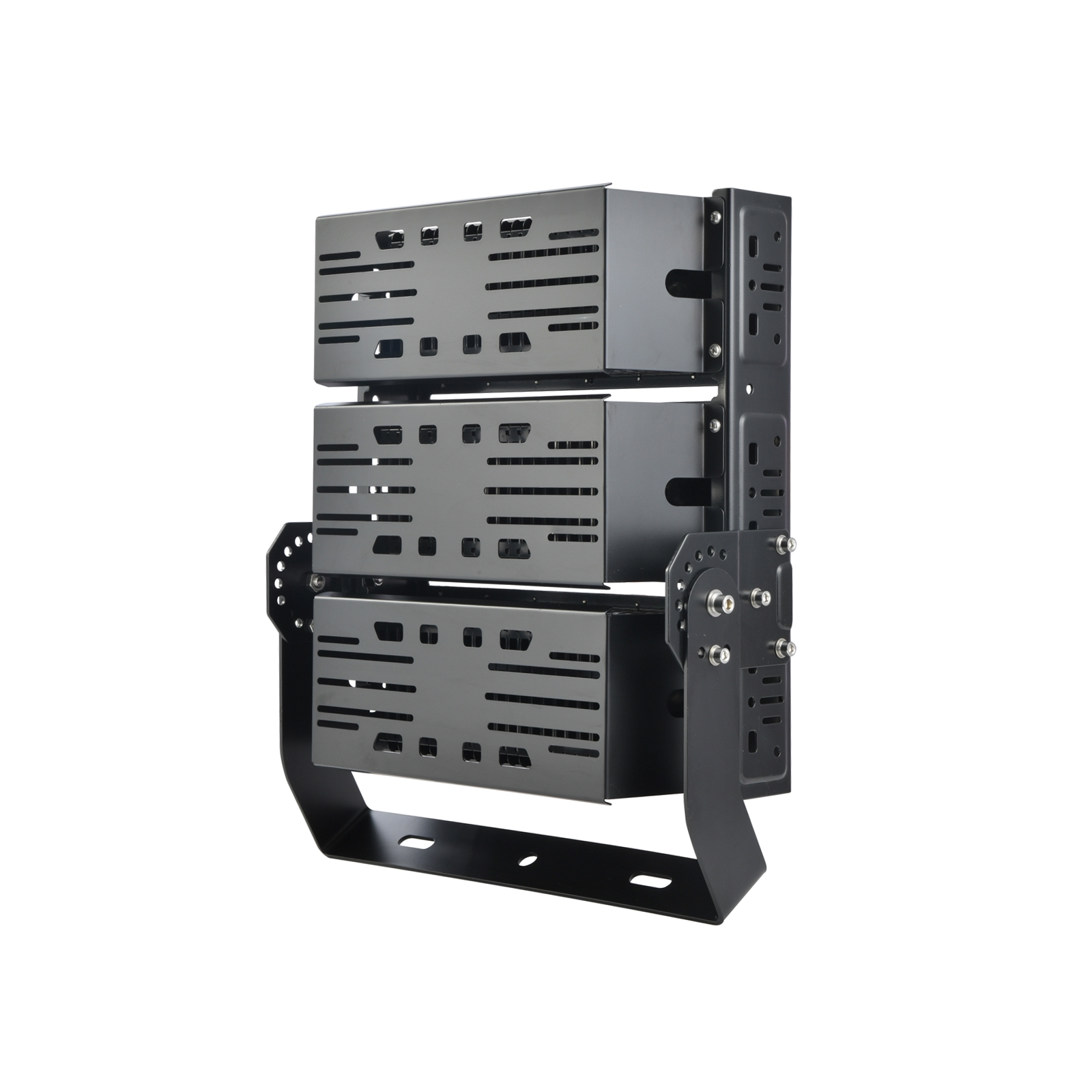 DMX Control Tri Colors IP65 Outdoor CCT Adjustable LED Floodlight 100W 200W 300W 400W 500W 600W For Street Road Lighting