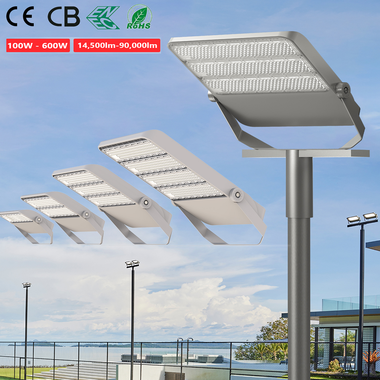 Wholesale Manufacturer 100W 300W Stadium Led Flood Light for Sport Lighting Modular Led Floodlight 5 Year Warranty