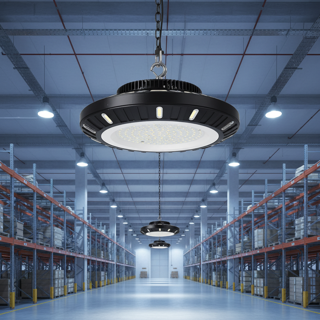 UFO High Bay LED Light Aluminum Alloy Construction IP65 Rated 5-Year Warranty