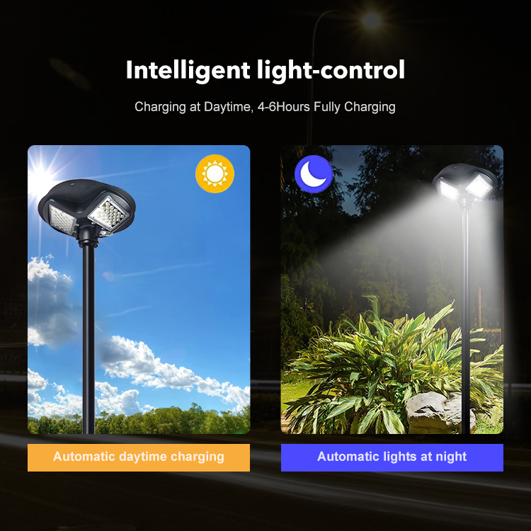 Outdoor Bollard Garden Lighting 150watt 200watt 250watt Solar UFO LED Garden Lamp
