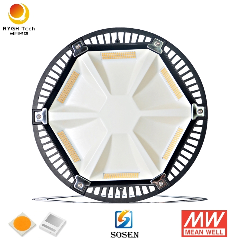 High Power 100W IP65 Waterproof and Dustproof 145lm/W UFO LED High Bay Light for Large Supermarkets