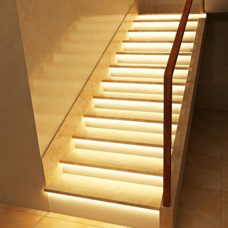 Modern Indoor Side Staircase Wall Lamp Living Room Bedroom Staircase Motion Sensor Led Step Light