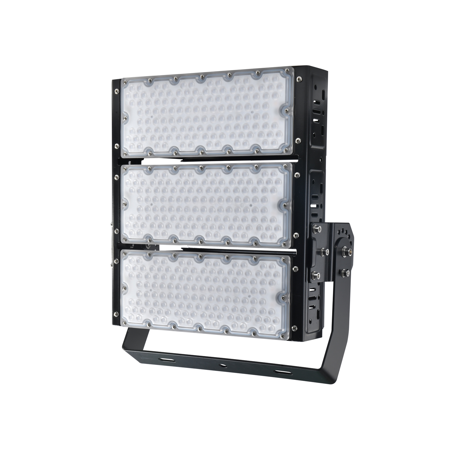 DMX Control Tri Colors IP65 Outdoor CCT Adjustable LED Floodlight 100W 200W 300W 400W 500W 600W For Street Road Lighting