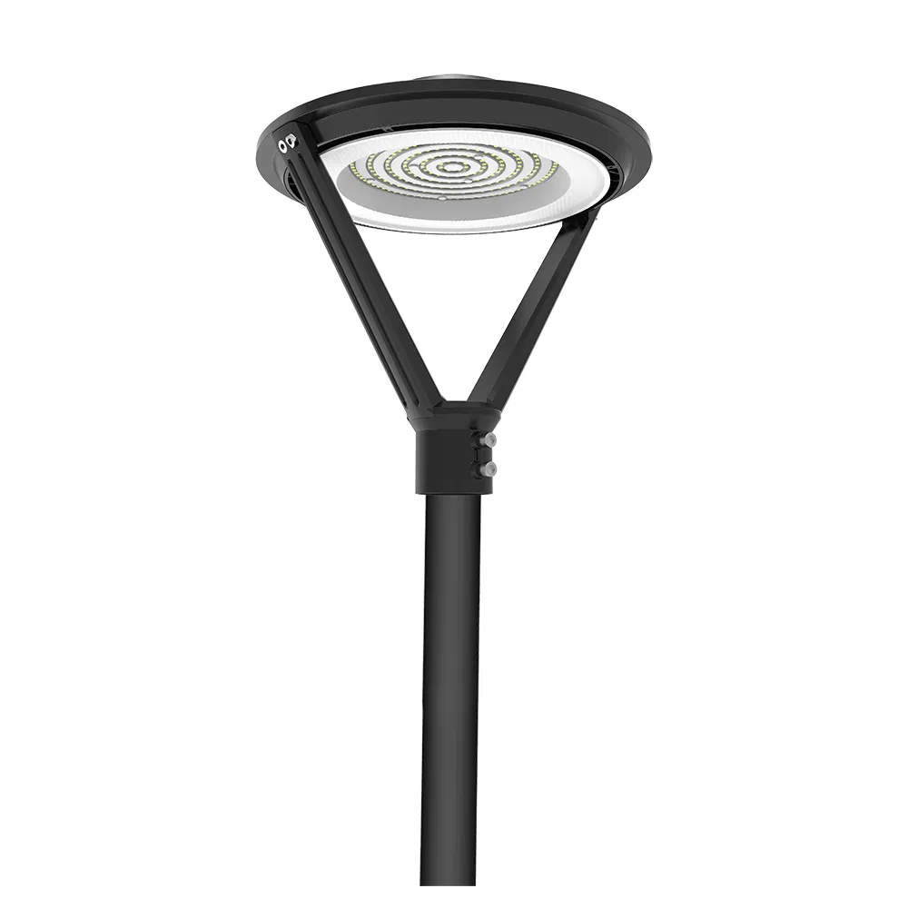 Photocell Function Circular Post Top Lighting Outdoor LED Garden Lights