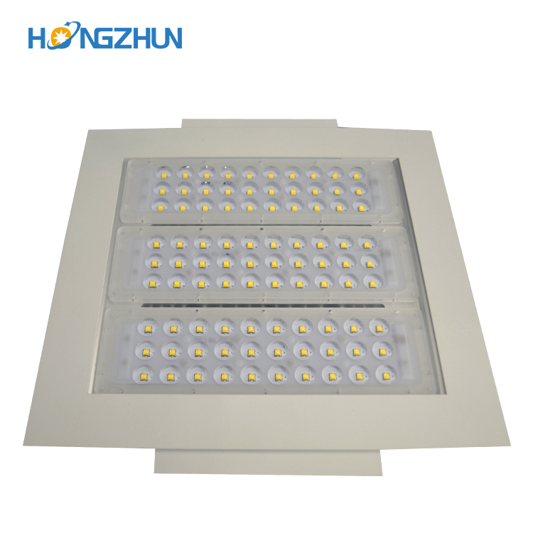 Super Bright 3 Years Warranty Aluminum Explosionproof Canopy Light 50W 100W 120W 150W 200W 220V LED Gas Station Ceiling Light
