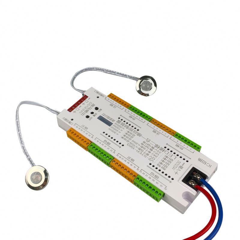 Sensor Controller LED Stair Light with Infrared Induction Control Stair Lights Mutil Funtion 32 Steps 30 Plastic Square OEM ODM
