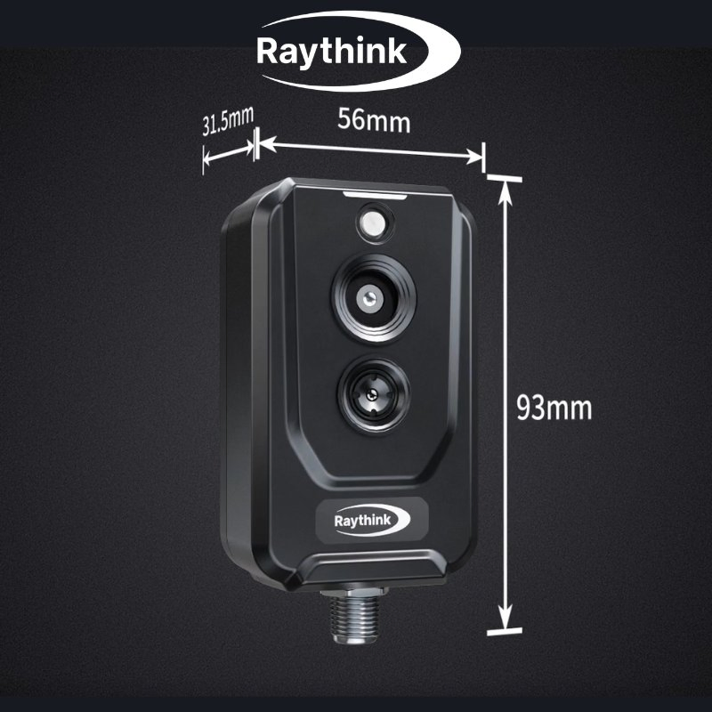 Fixed Thermal Imaging Cube Camera 256X192 Vox Uncooled Dual Spectrum IP67 Predictive Maintenance Factory Monitoring