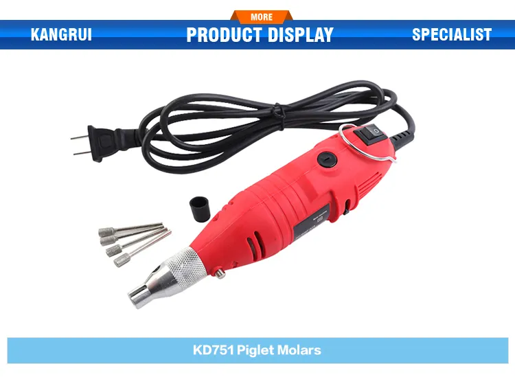 Veterinary Grinder Machine Piglet Teeth Grinding Electric Molar Tool